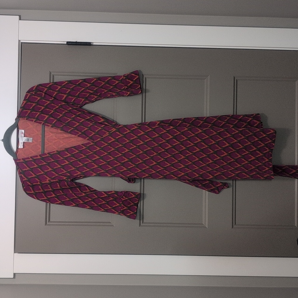 Diane Von Furstenberg Pattered Silk Wrap Dress